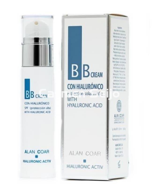 Alan Coar BB Cream Crema con ácido Hialurónico SPF 40 (50 ml) - Imagen 1