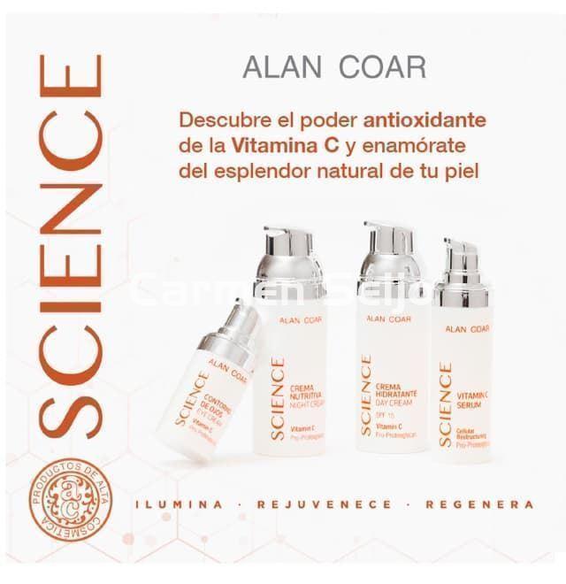 Alan Coar Crema Hidratante Día Vitamina C SPF 15 Science - Imagen 2