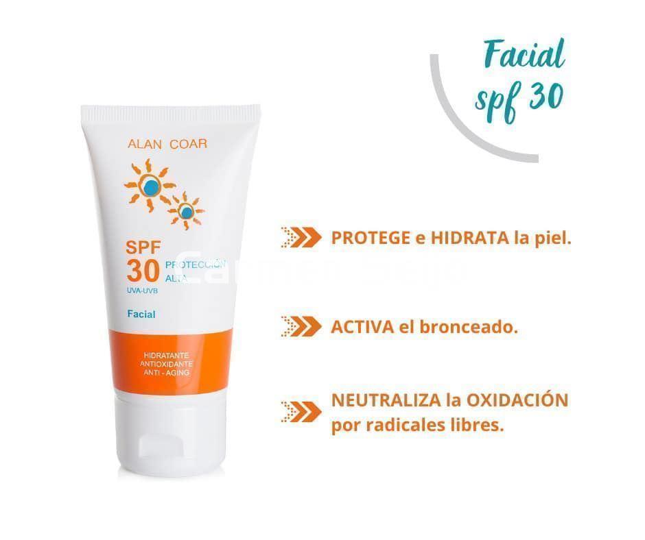 Alan Coar Crema Solar Facial SPF 30 (75 ml) - Imagen 3