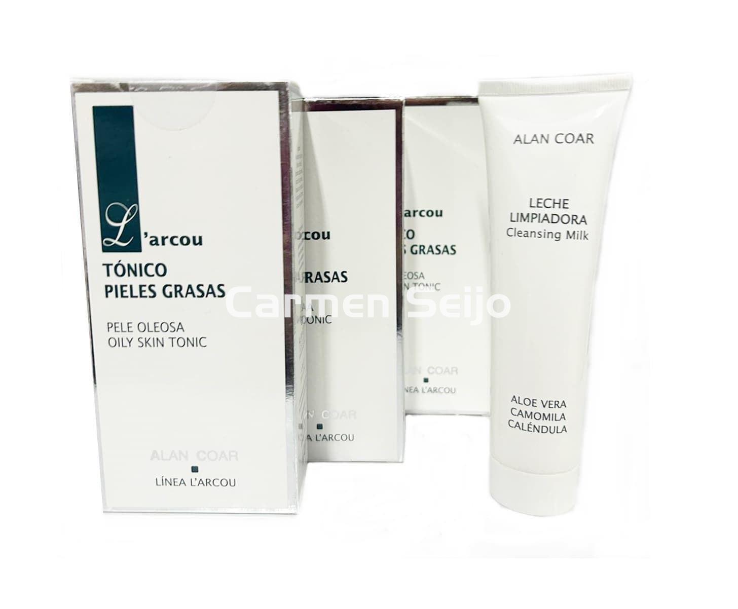 Alan Coar Pack 3 Tónicos para piel Grasa y Leche Limpiadora** - Imagen 1