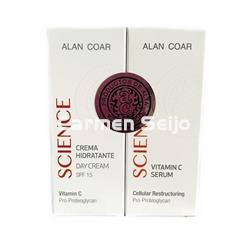 Alan Coar Pack Science Crema Hidratante + Sérum Vitamina C - Imagen 1