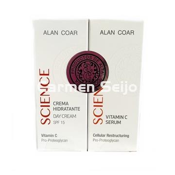 Alan Coar Pack Science Crema Hidratante + Sérum Vitamina C - Imagen 1