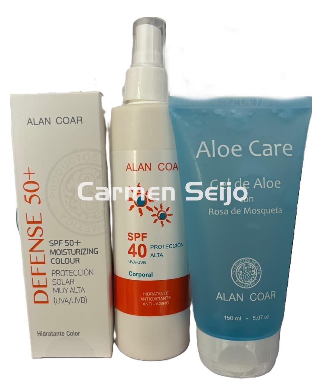 Alan Coar Pack Solar Antiedad Defense Color 50 + Corporal 40 SPF - Imagen 1