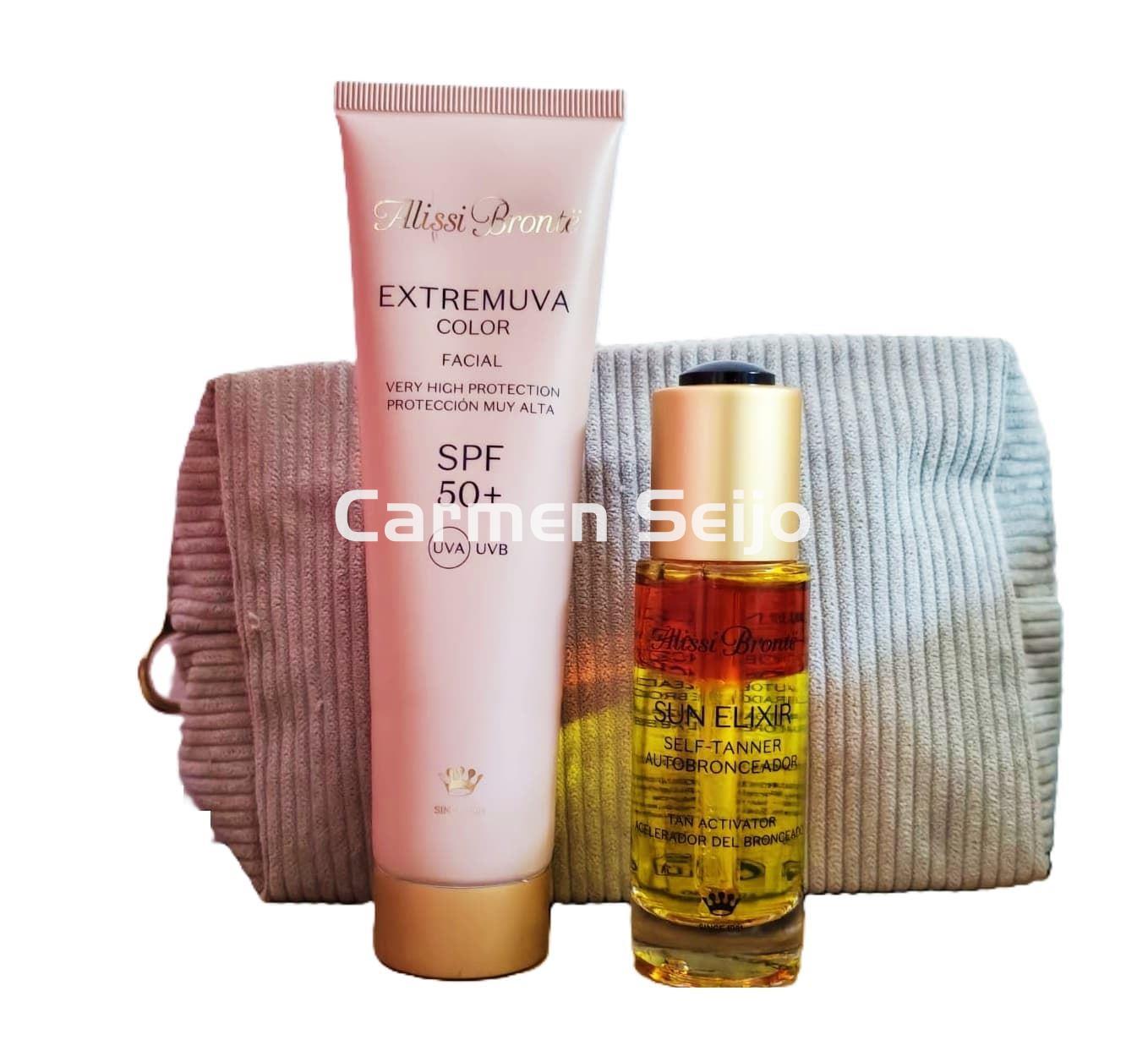 Alissi Brontë Pack Extremuva Facial con COLOR SPF 50+ y Sun Elixir - Imagen 1
