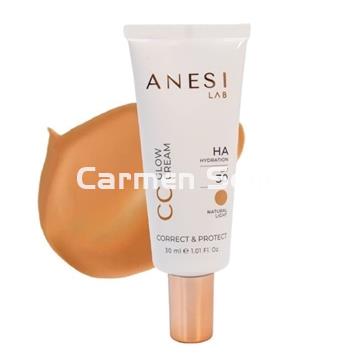 Anesi Lab Crema Correctora Iluminadora CC Glow Cream SPF 30 Natural Light 30 ml - Imagen 2