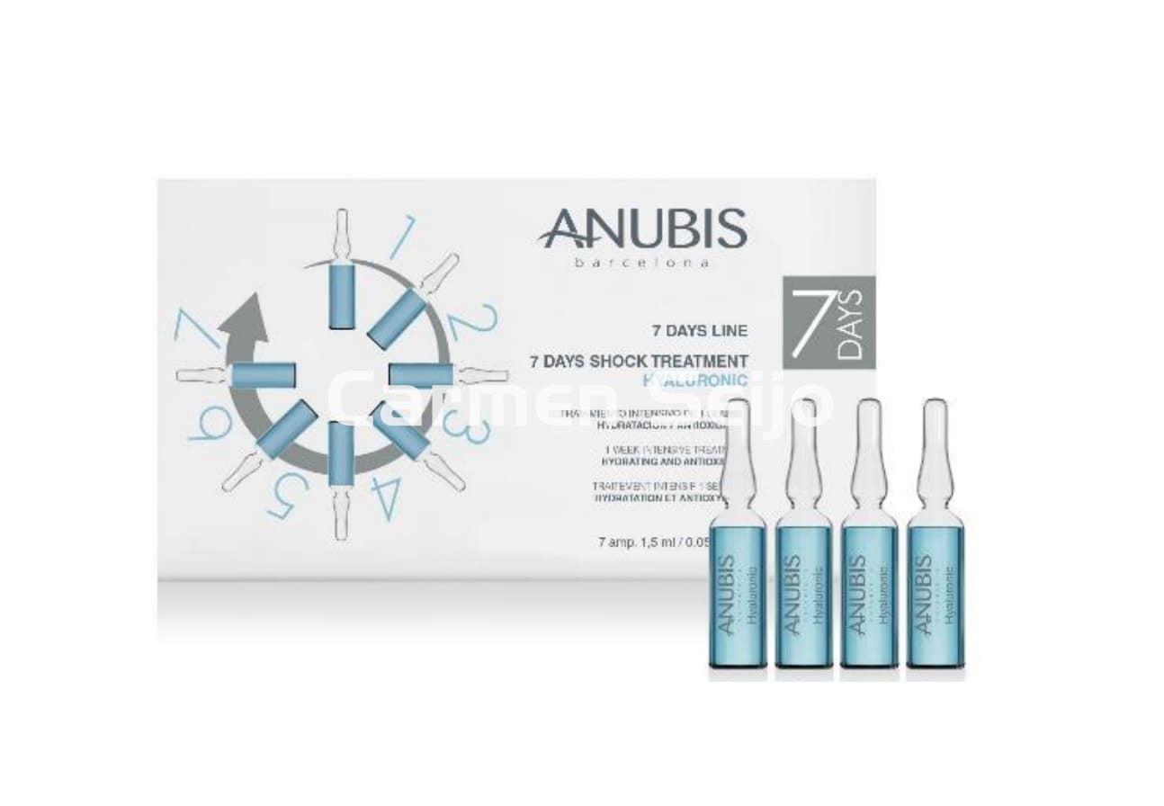 Anubis Ampollas Ácido Hialurónico Shock Treatment Hyaluronic 7 Days Line - Imagen 1