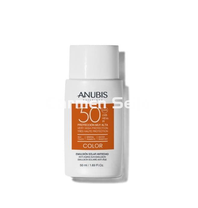 Anubis Emulsión Solar Antiedad con Color SPF 50+ Protective Line - Imagen 1