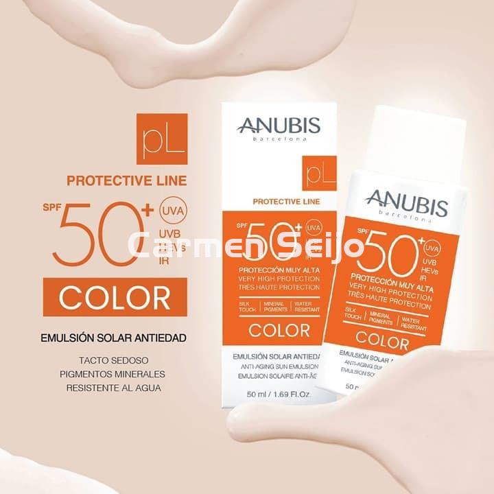 Anubis Emulsión Solar Antiedad con Color SPF 50+ Protective Line - Imagen 2