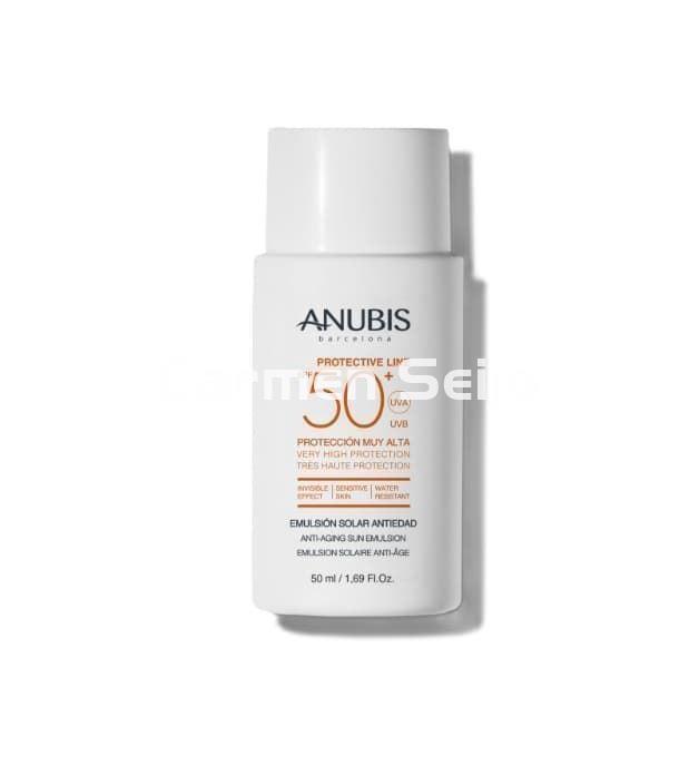 Anubis Emulsión Solar Facial Antiedad SPF 50+ Protective Line 50 ml - Imagen 1