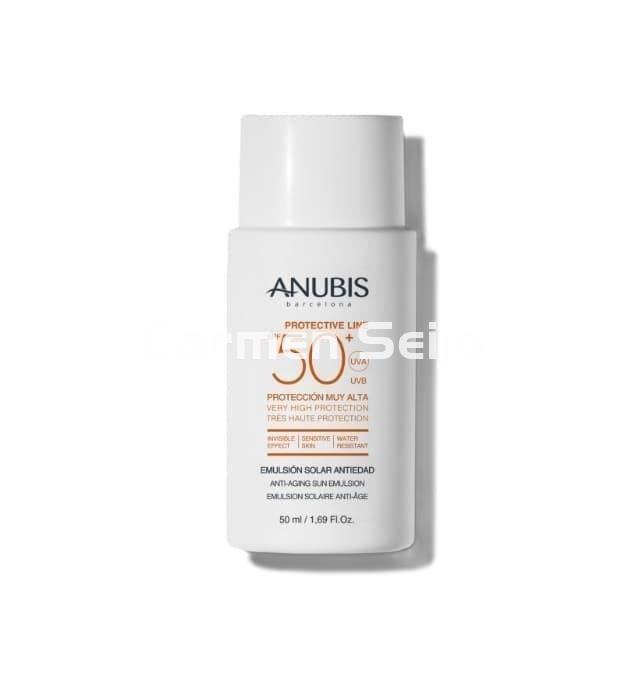 Anubis Emulsión Solar Facial Antiedad SPF 50+ Protective Line 50 ml - Imagen 1
