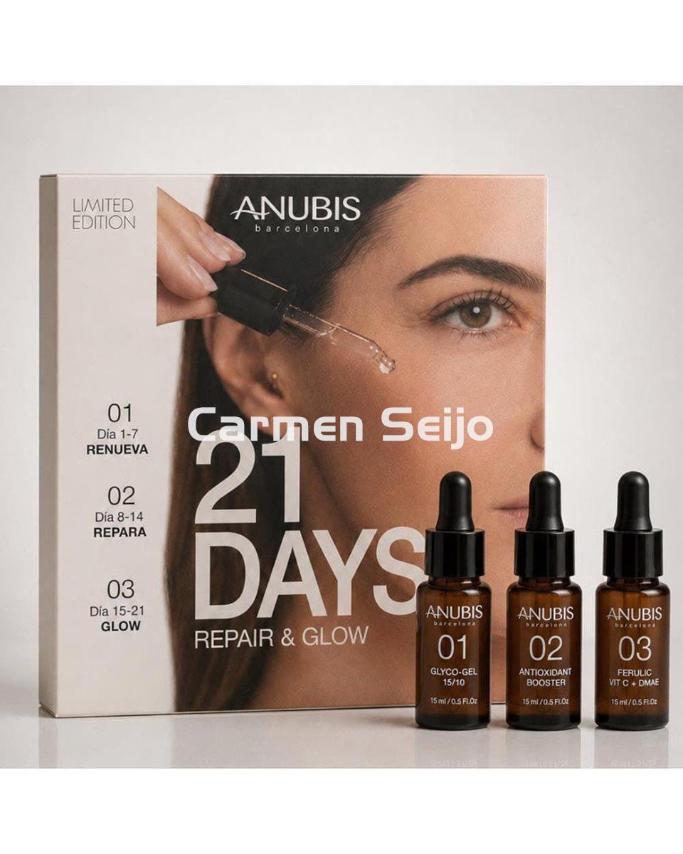 Anubis Pack Intensivo 21 Days: Repair & Glow 3 x 15 ml - Imagen 1