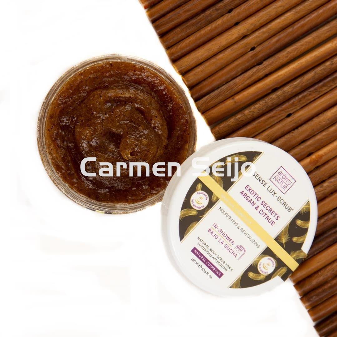 Arôms Natur Exfoliante Exotic Secrets Argán y Citrus Scrub Sense Lux - Imagen 1