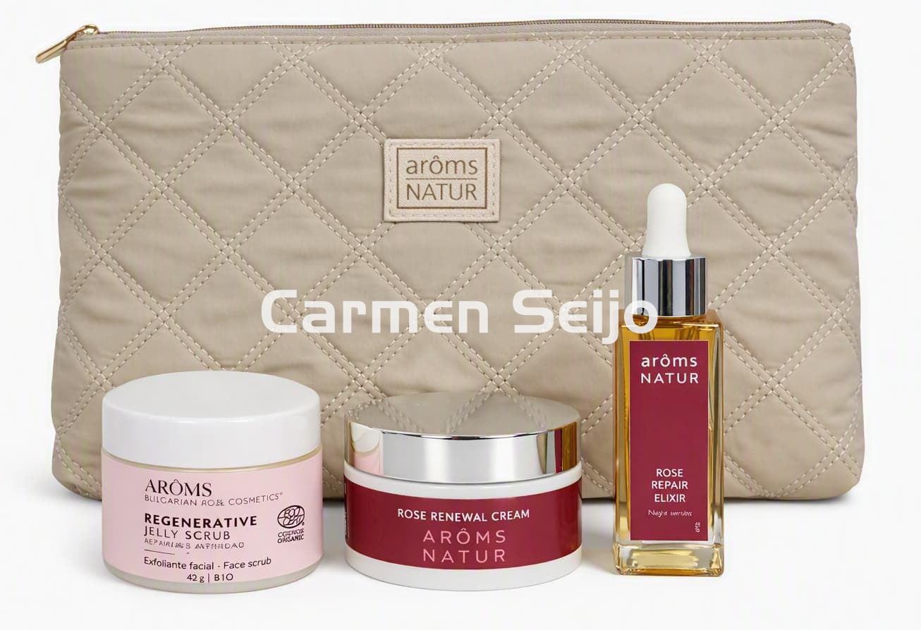 Arôms Natur Pack Antiedad Rosa de Bulgaria Crema y Sérum - Imagen 1
