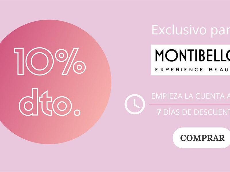 10% de descuento en productos de la firma Montibello en nuestra tienda online