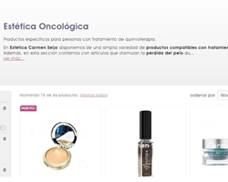 Contamos con productos específicos para personas con tratamiento de quimioterapia