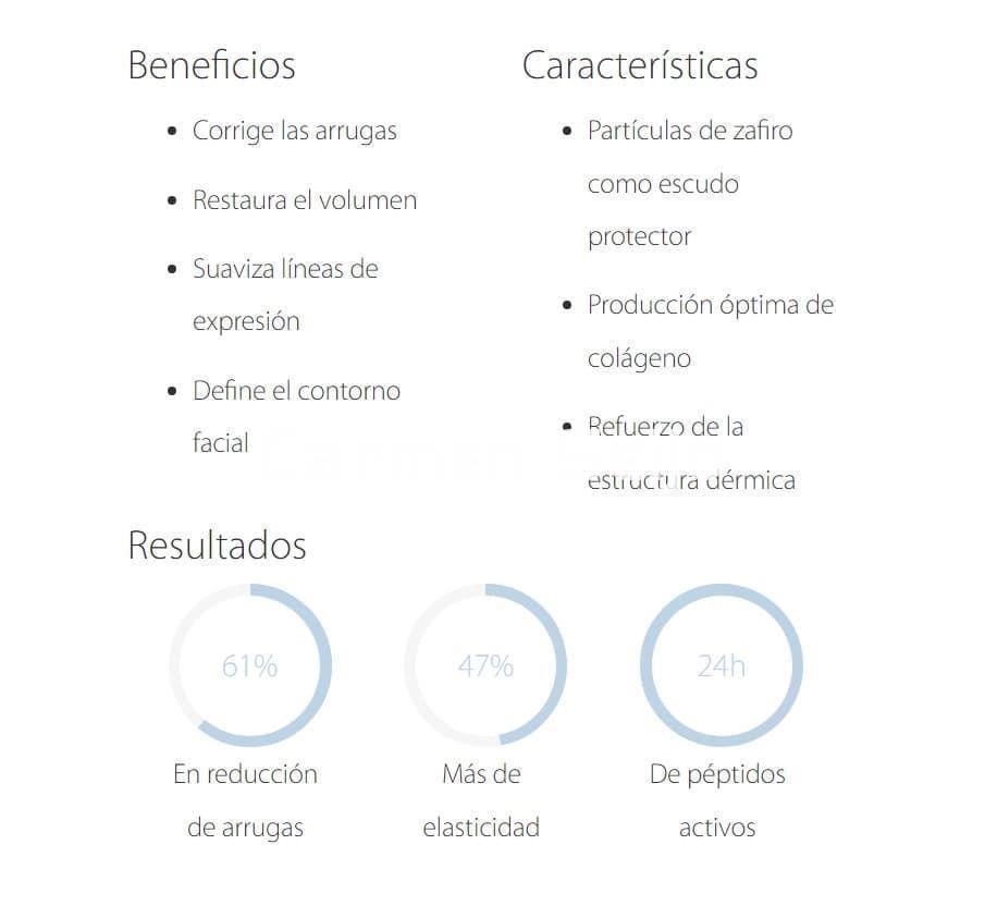 Bocaré Crema Antiedad con Péptidos de Zafiro Sapphire 2RA - Imagen 3