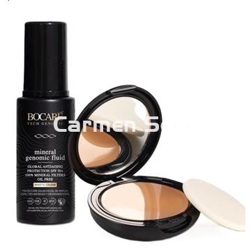 Bocaré Pack Solar Color SPF 50+  Fluid Mimetic Colour  y Maquillaje Compacto - Imagen 1