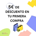 Consigue 5 € de descuento en tu primera compra