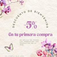 Consigue un 5% de descuento en tu primera compra