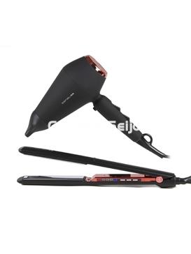 Corioliss Pack Plancha C3 + Secador Kompactissimo Black Copper - Imagen 1