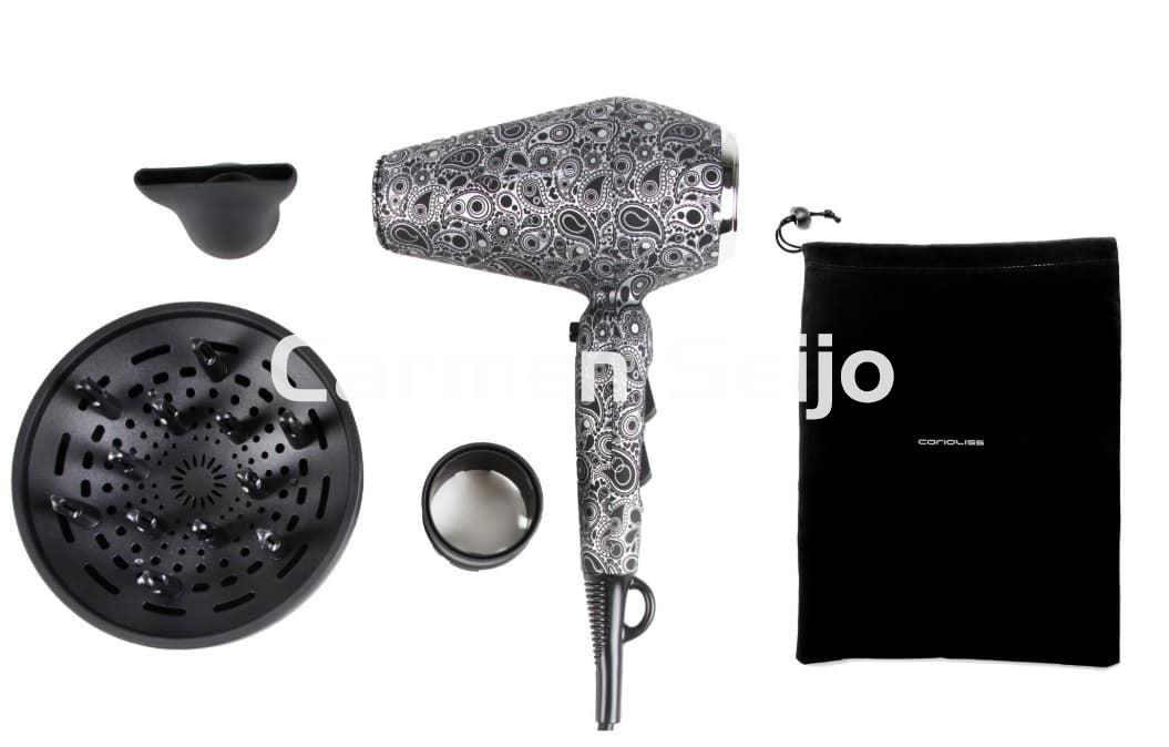 Corioliss Pack Plancha C3 + Secador Kompactissimo SILVER PAISLEY - Imagen 2