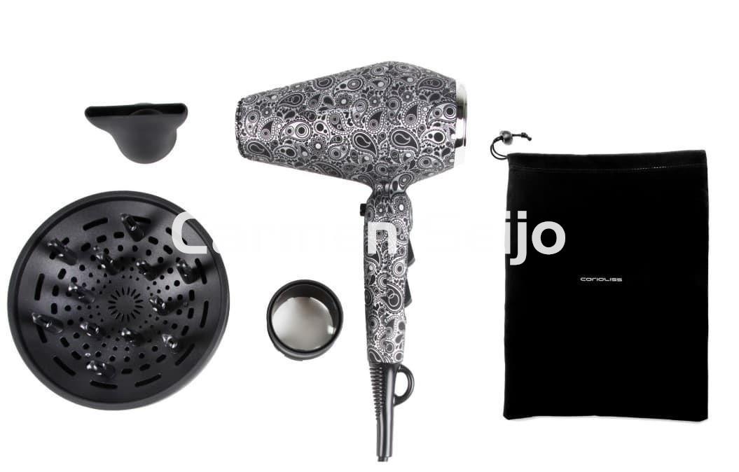 Corioliss Pack Plancha C3 + Secador Kompactissimo SILVER PAISLEY - Imagen 2