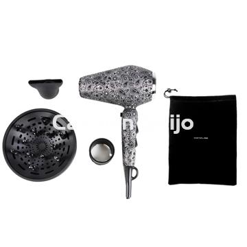 Corioliss Pack Plancha C3 + Secador Kompactissimo SILVER PAISLEY - Imagen 2