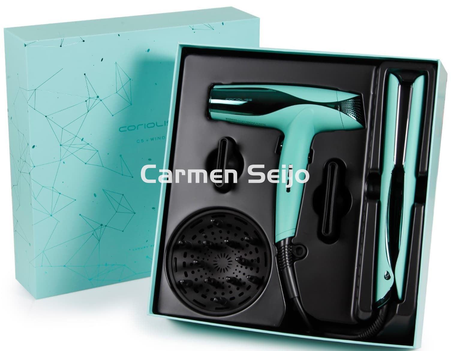 Corioliss Pack Plancha C5 + Secador Wind MINT GREEN - Imagen 2