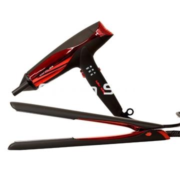 Corioliss Plancha C5  + Secador WIND BLACK RED - Imagen 1