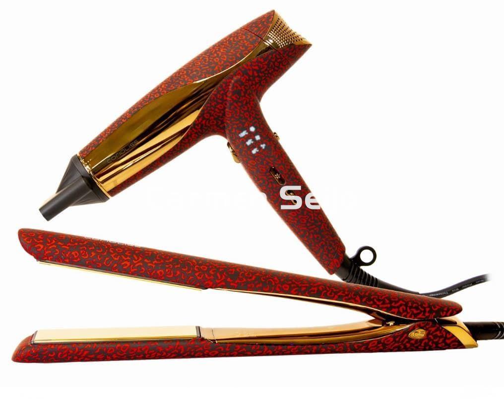 Corioliss Plancha C5  + Secador WIND RED LEOPARD - Imagen 1