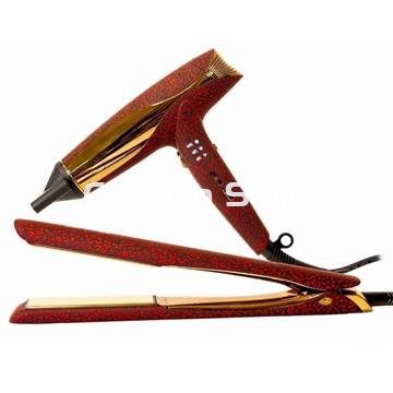 Corioliss Plancha C5  + Secador WIND RED LEOPARD - Imagen 1