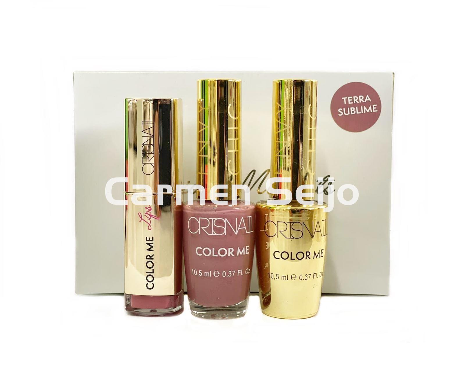 Crisnail Box Cofre Sublime Terra Sublime Taupe Brown Color Me** - Imagen 1