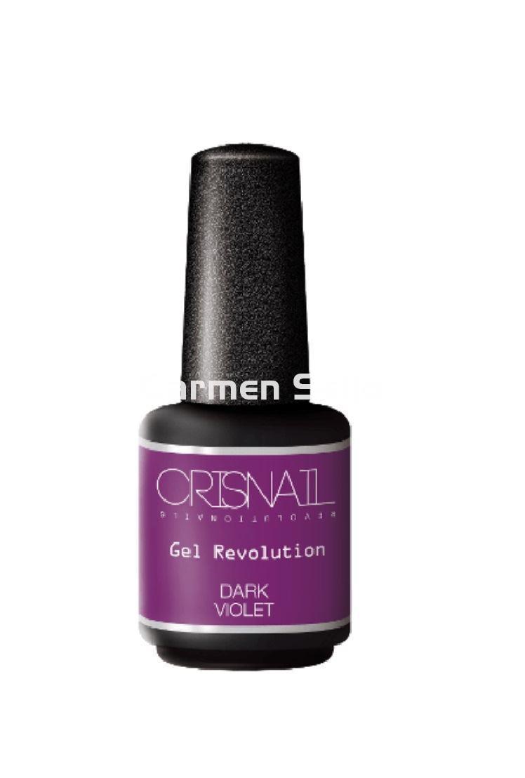 Crisnail Esmalte Permanente Dark Violet nº 34 Gel Revolution - Imagen 1
