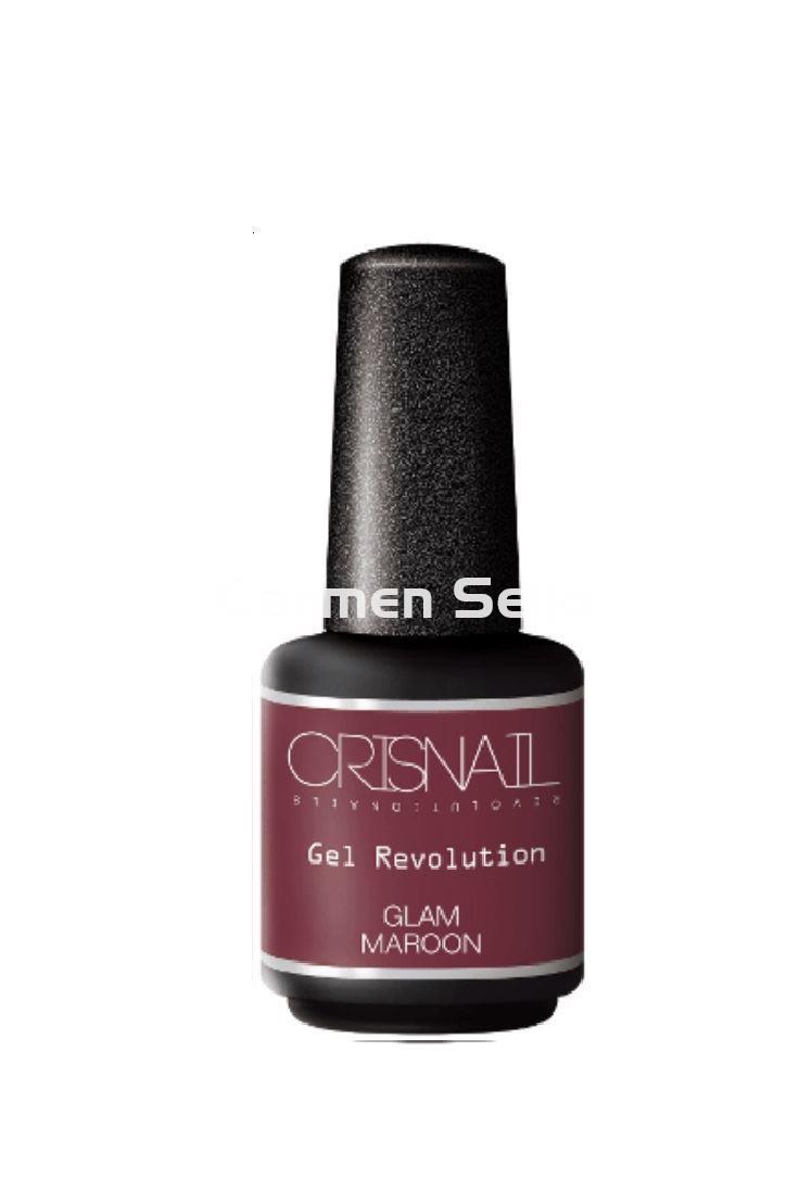 Crisnail Esmalte Permanente Glam Maroon Nº 06 Gel Revolution - Imagen 1