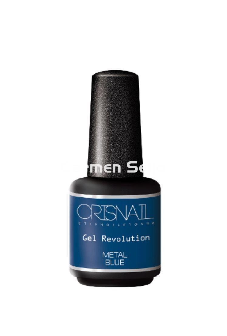Crisnail Esmalte Permanente Metal Blue Nº 40 Gel Revolution - Imagen 1