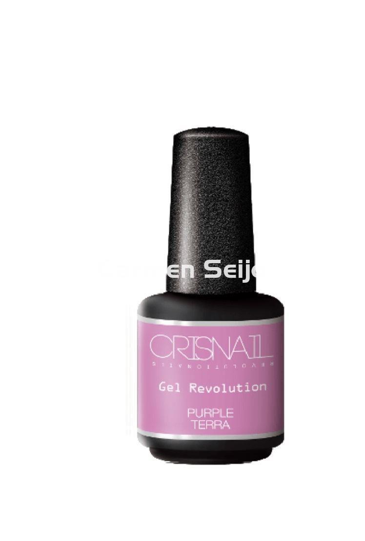 Crisnail Esmalte Permanente Purple Terra Nº 58 Gel Revolution - Imagen 1