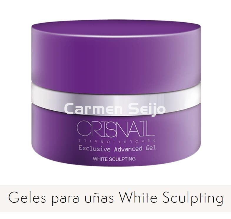 Crisnail Gel de Uñas Manicura Francesa White Sculpting Exclusive Advanced Gel - Imagen 1