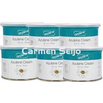 Depilève 23 Unidades Cera Desechable Bandas Azuleno 400 gr. - Imagen 1