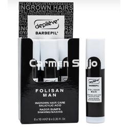 Depilève Folisan Hombre Barbepil 1 Unidad - Imagen 1