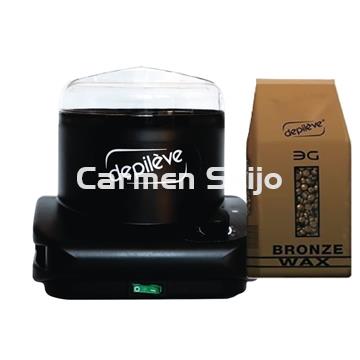 Depilève Pack Calentador de Cera Wax Warmer 800 gr. Barbepil - Imagen 1