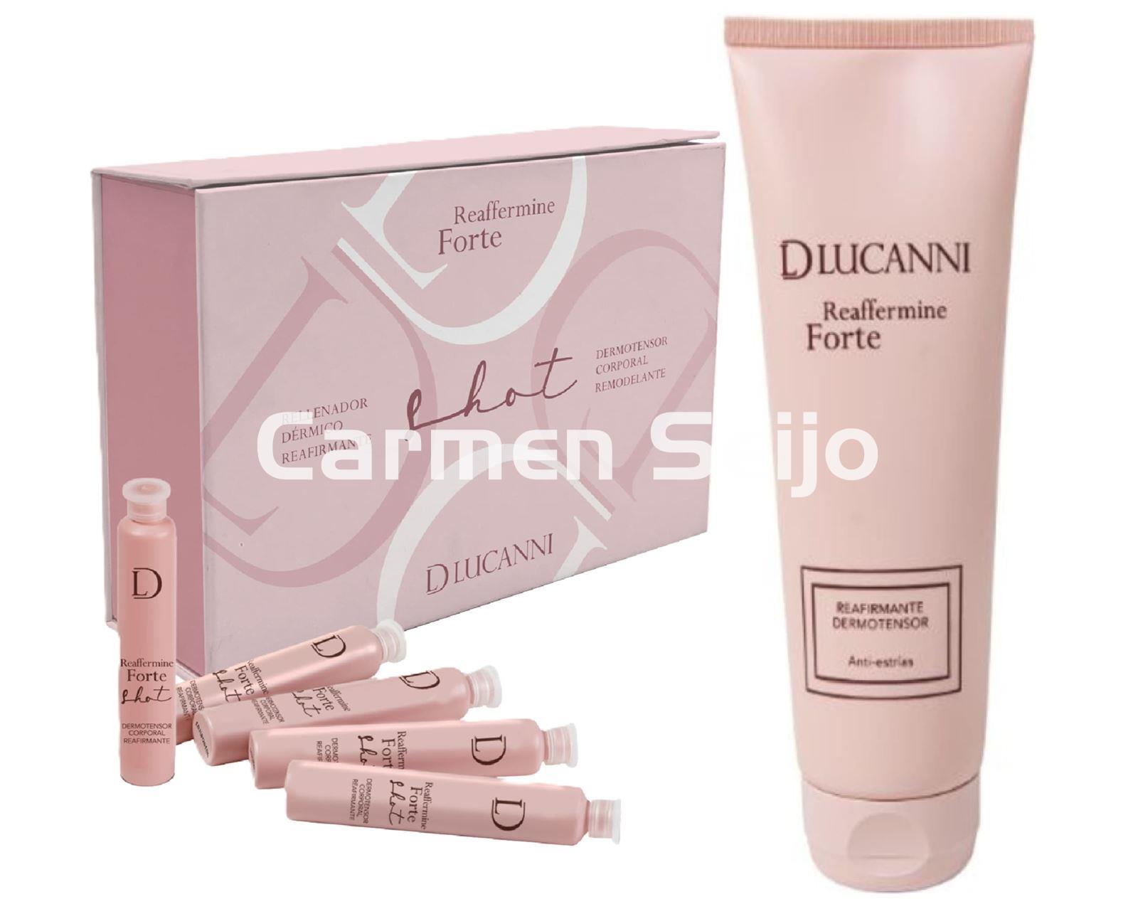 D’Lucanni Pack Anti-estrías y Reafirmante Reaffermine Forte - Crema y Shot - Imagen 1