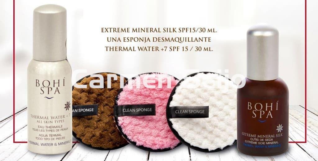 Extreme Mineral Silk + Thermal Water + Esponja desmaquillante - Imagen 1