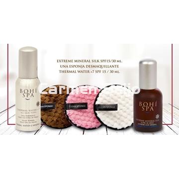 Extreme Mineral Silk + Thermal Water + Esponja desmaquillante - Imagen 1