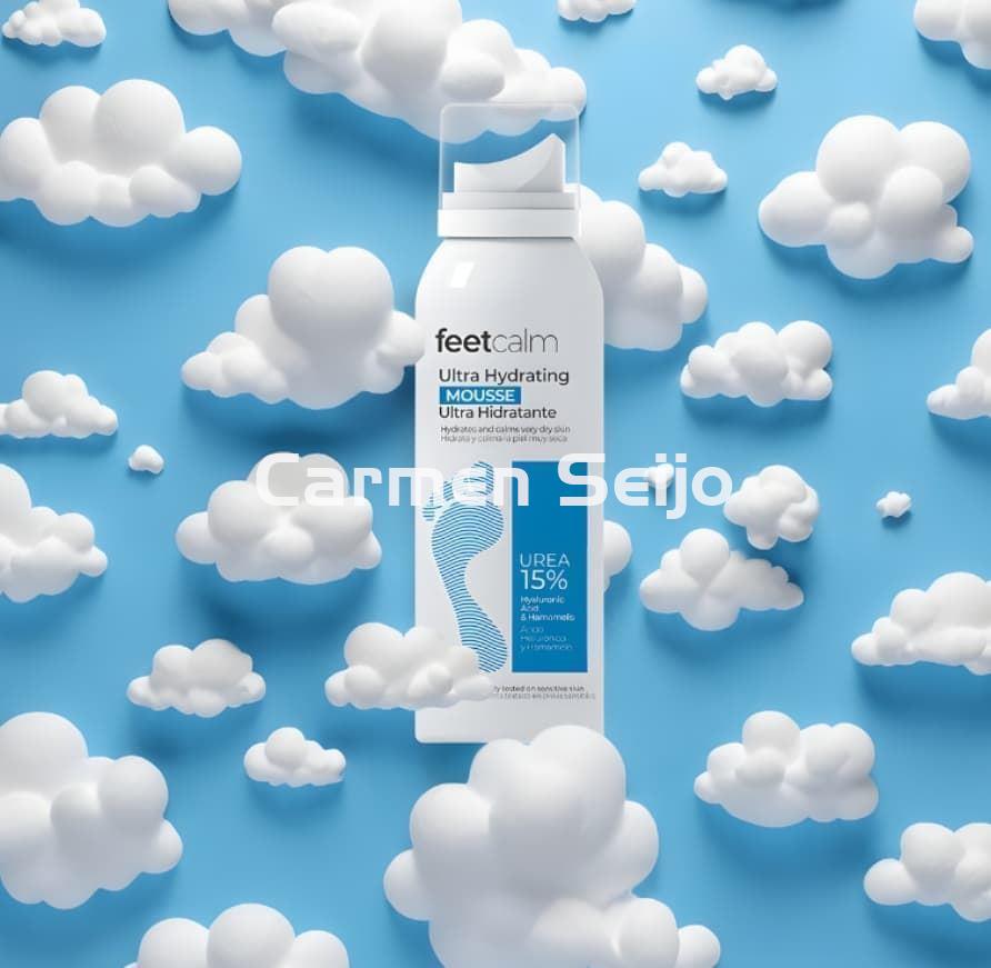 FeetCalm · Mousse Ultra Hidratante 15% Urea 75 ml - Imagen 2