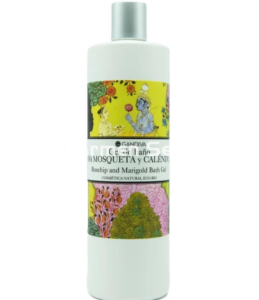 Gandiva Gel de Baño Rosa Mosqueta y Caléndula - Imagen 1