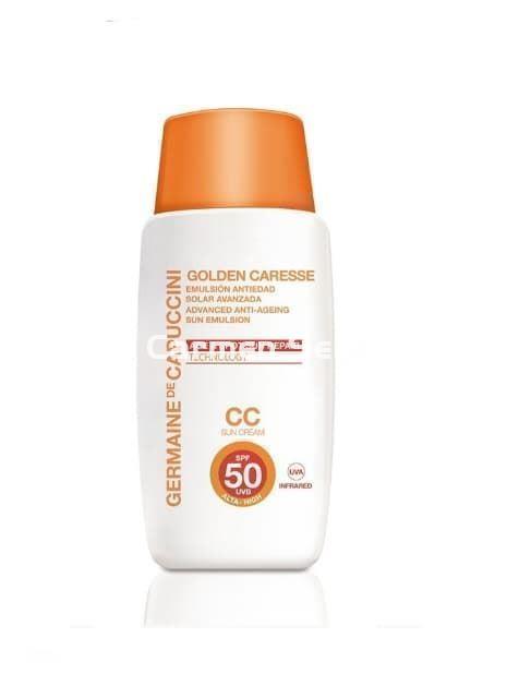 Germaine de Capuccini Emulsión Solar CC Cream SPF 50 Golden Caresse - Imagen 1