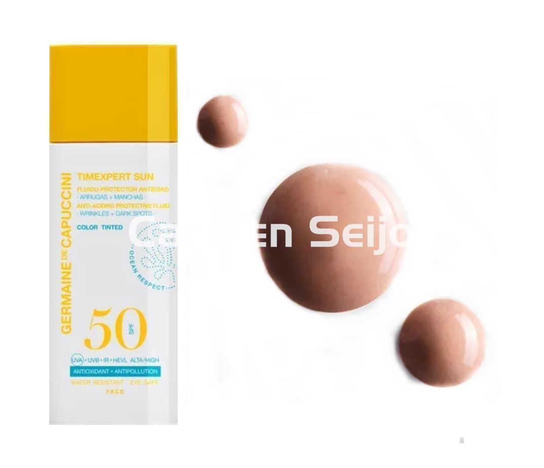 Germaine de Capuccini Fluido Protector Solar Antiedad SPF 50 Con Color Timexpert Sun - Imagen 1