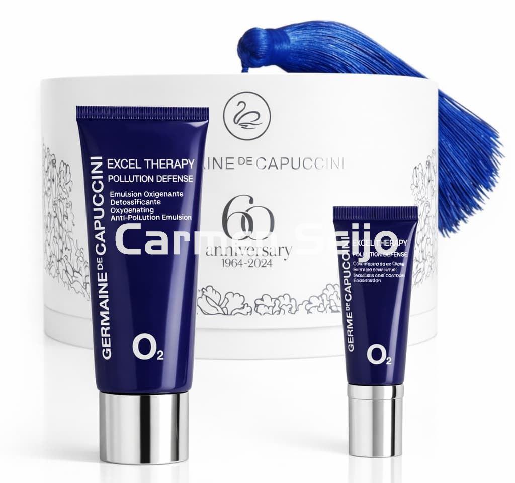Germaine de Capuccini Pack Antipolución Emulsión + Contorno Excel Therapy O2 - Imagen 1