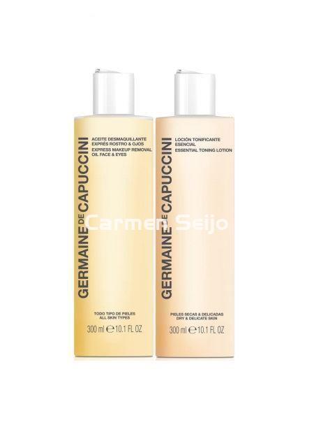 Germaine de Capuccini Pack Desmaquillante Express Silky Skin Duo** - Imagen 1