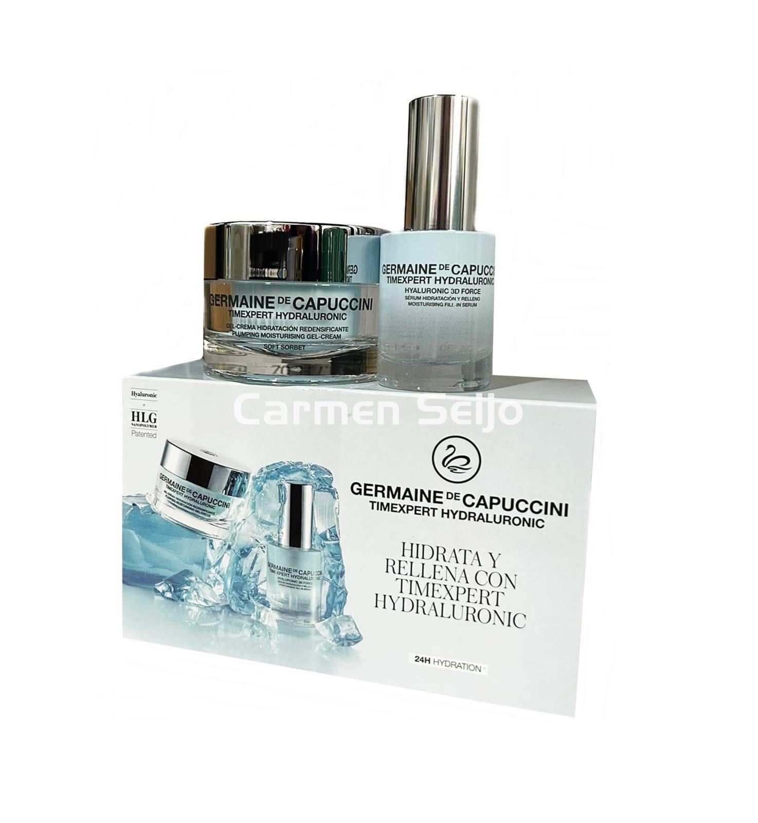 Germaine de Capuccini Pack Hidratante Crema Soft Sorbet + Hyaluronic 3D Force Timexpert Hydraluronic - Imagen 1